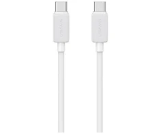 Kabelis USAMS KY Series US-SJ691 60W USB-C į USB-C 1m baltos spalvos