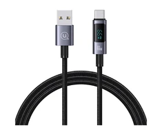 Kabelis USAMS Sufeng Series US-SJ673 66W 6A Greito įkrovimo USB-C į USB-A 1.2m tamsinti