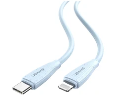 Kabelis USAMS Žalias Series SJ717 30W USB-C į Lightning 1m baltos spalvos