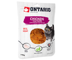 ONTARIO vištienos skanėstai katėms, 50 g