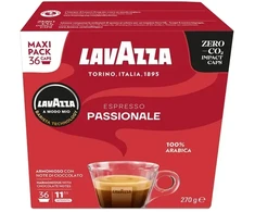 Dėklas Coffee capsules Lavazza Passionale. MODO MIO 270g. 36 pcs