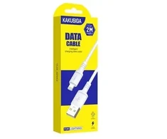 KAKUSIGA KSC-421 data transfer and charging cable | USB-A to Lightning | 15W | 2m | baltas