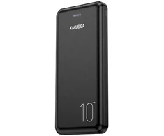 KAKUSIGA KSC-660 external battery (powerbank) | 10000 mAh | 12W | USB-A, Micro USB | juodas