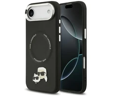 Karl Lagerfeld Karl &amp; Choupette Pins MagSafe dėklas skirtas Apple iPhone Air Juodas
