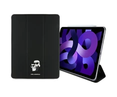 Karl Lagerfeld KLFC13RM24SAKCK Apple iPad Air 13" 2024 Book Cover juodos spalvos Saffiano Magnetic Karl &amp;Choupette