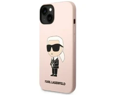 Dėklas Karl Lagerfeld KLHCP14MSNIKBCP iPhone 14 Plus | 15 Plus 6,7" hardcase rožinė|pink Silicone Ikonik