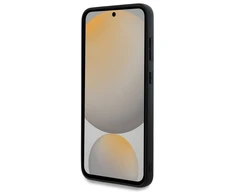 Karl Lagerfeld KLHCS24FEPGKLKCPK Samsun Galaxy S24 FE S721 dėklas telefonui juodos spalvos Monogram Karl&amp;Chaoupette Head Pin
