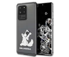 Dėklas Karl Lagerfeld KLHCS69CFNRC S20 Ultra G988 skaidrus Choupette Fun