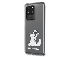 Dėklas Karl Lagerfeld KLHCS69CFNRC S20 Ultra G988 skaidrus Choupette Fun