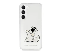 Samsung Galaxy S23 Plus Karl Lagerfeld dėklas Choupette Fun (KLHCS23MCFNRC) skaidrus