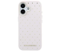 Dėklas Karl Lagerfeld PU Perforated Gold Dots phone case with MagSafe support for iPhone 17 pink