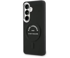 Dėklas Karl Lagerfeld PU RSG Logo phone case with MagSafe support for Samsung Galaxy S26+ juodas