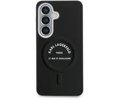 Dėklas Karl Lagerfeld PU RSG Logo phone case with MagSafe support for Samsung Galaxy S26+ juodas