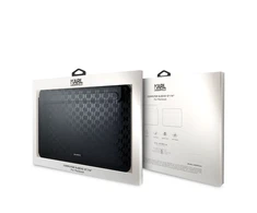Nešiojamo kompiuterio krepšys 14" Karl Lagerfeld Saffiano Plaque (KLCS14SAKLHPK) juodos spalvos