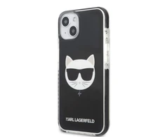 Apple iPhone 13 Mini Karl Lagerfeld dėklas Choupette Head juodos spalvos