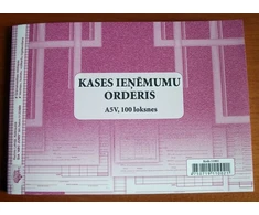Kasos kvito orderis A5V