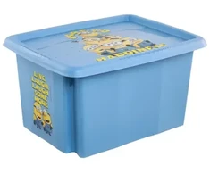 Keeeper Kaste ar vaku 15L Karolina "Minions Happiness" 38x29 5x20 5cm gaisi zila ()