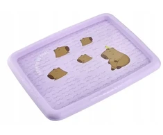 Keeeper Kaste ar vaku 24L Karolina "Capybara" 42 5x35 5x22 5cm maigi violeta ()