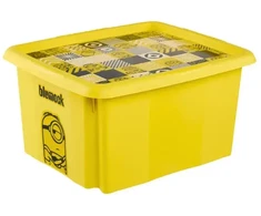 Keeeper Kaste ar vaku 24L Karolina "Minions Mosaic" 42 5x35 5x22 5cm dzeltena ()