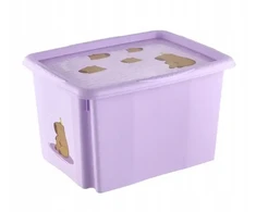 Keeeper Kaste ar vaku 30L Karolina "Capybara" 45x35x27cm maigi violeta ()