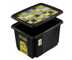 Keeeper Kaste ar vaku 30L Karolina "Minions Mosaic" 45x35x27cm melna ()