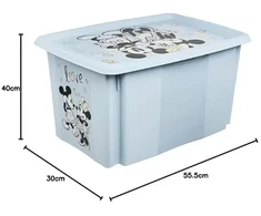 Keeeper *****LAIKYTOJO DĖŽĖ, SUKAMA, 45L KAMBARYS Mickey mėlynas 81176