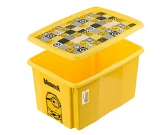 Keeeper Kaste ar vaku 45L Karolina "Minions Mosaic" 55 5x40x30cm dzeltena ()