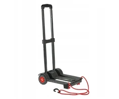 Keeeper Easy-to-fold transport trolley with a load capacity of iki 50 kg Mick 34x24.5x93.5cm juodas