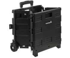 Keeeper Foldable shopping trolley with load capacity iki 25kg Olli 45L 38x36x33cm juodas
