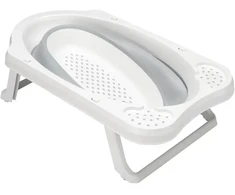 Keeeper Folding baby bath Maja "Pure" 48x82x23.5cm pilka