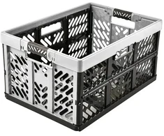 Keeeper Folding box with load capacity iki 50kg Ben 54x37x28cm 45L light sidabrinis color