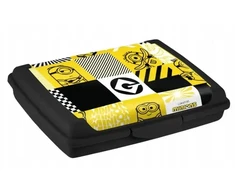 Keeeper Food storage container deco-click-box mini 0.5L Carla "Minions Mosaic" 17x13x3.5cm juodas