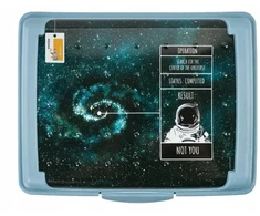 Keeeper Food storage container deco-click-box mini 0.5L Carla "Cosmos” 17x13x3.5cm mėlynas