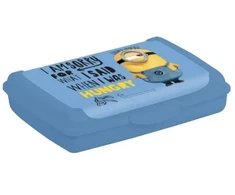 Keeeper Food storage container deco-click-box mini 0.5L Carla "Minions Hungry" 17x13x3.5cm light mėlynas