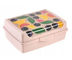 Keeeper Food storage container deco-click-box midi 1L Carla “Fruits” 17x13x7cm pink