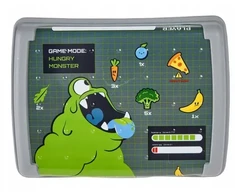 Keeeper Food storage container deco-click-box mini 0.5L Carla “Monster” 17x13x3.5cm pilka