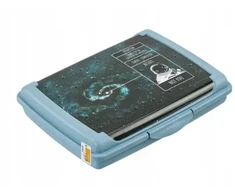 Keeeper Food storage container deco-click-box mini 0.5L Carla "Cosmos” 17x13x3.5cm mėlynas