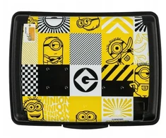 Keeeper Food storage container deco-click-box midi 1L Carla "Minions Mosaic" 17x13x7cm juodas