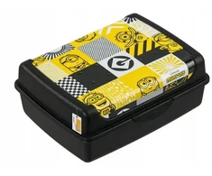 Keeeper Food storage container deco-click-box midi 1L Carla "Minions Mosaic" 17x13x7cm juodas