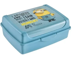 Keeeper Food storage container deco-click-box midi 1L Carla "Minions Hungry" 17x13x7cm light mėlynas