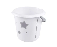 keeeper Deco-Putzeimer ilvie"stars" rund 10 Liter baltas mit Aufdruck Material PP