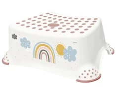 Keeeper Step stool Tomek "Rainbow" 40.5x28.5x14cm baltas