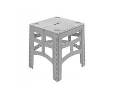 Keeeper Sulankstomas lauko stalas M, kurio keliamoji galia iki 80 kg, Timo, 46,5x44,5x55cm, pilkas