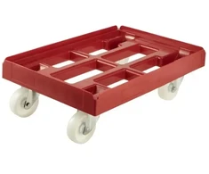 Keeeper Trolley for transport boxes and baskets Rolf 61x41x19cm red