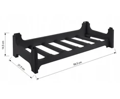 Keeeper Wine rack Rico for 6 bottles 60x28x14 cm juodas