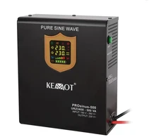 Kemot PROsinus-500 12V/230V 500VA/300W galios keitiklis su sinusoidine išėjimo įtampa ir įkrovimo funkcija