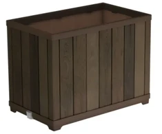 KETER 261035 garden planter walnut