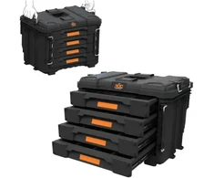 Keter Diy Tool box with 4 drawers ROC Pro Gear 4 Drawers Unit XL 56.5x37.5x41.3cm