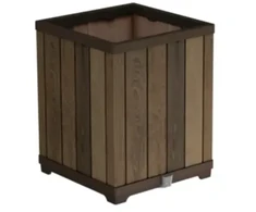 KETER 261033 garden planter walnut