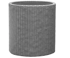 Keter Small Cylinder Planter sidabrinė